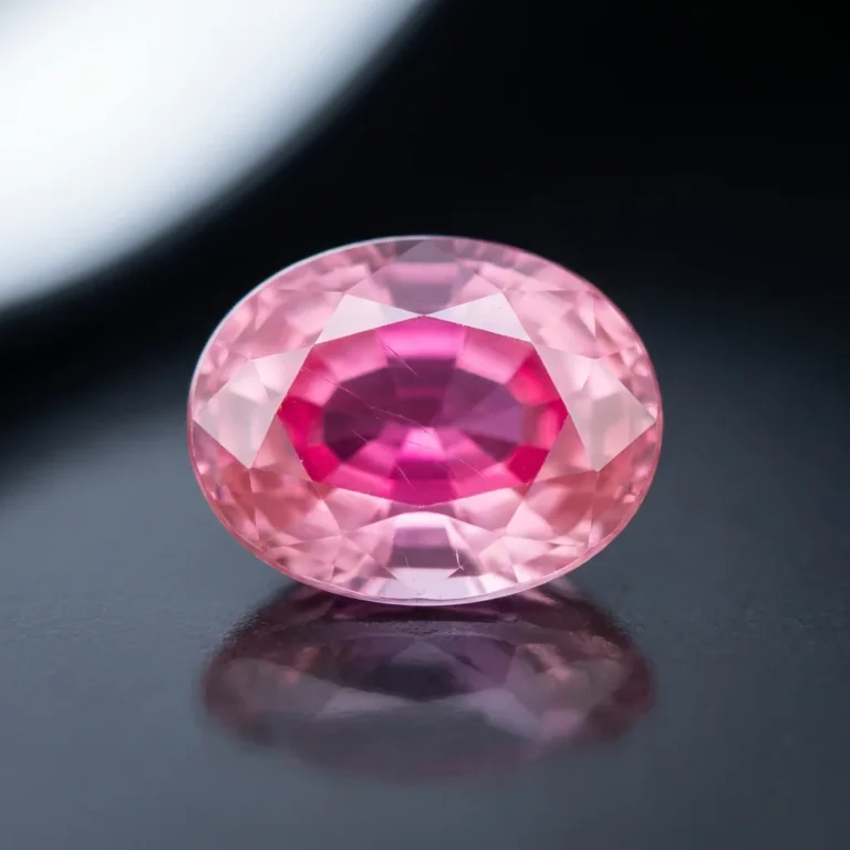 Ceylon Pink Sapphire Gemstone Sri Lanka