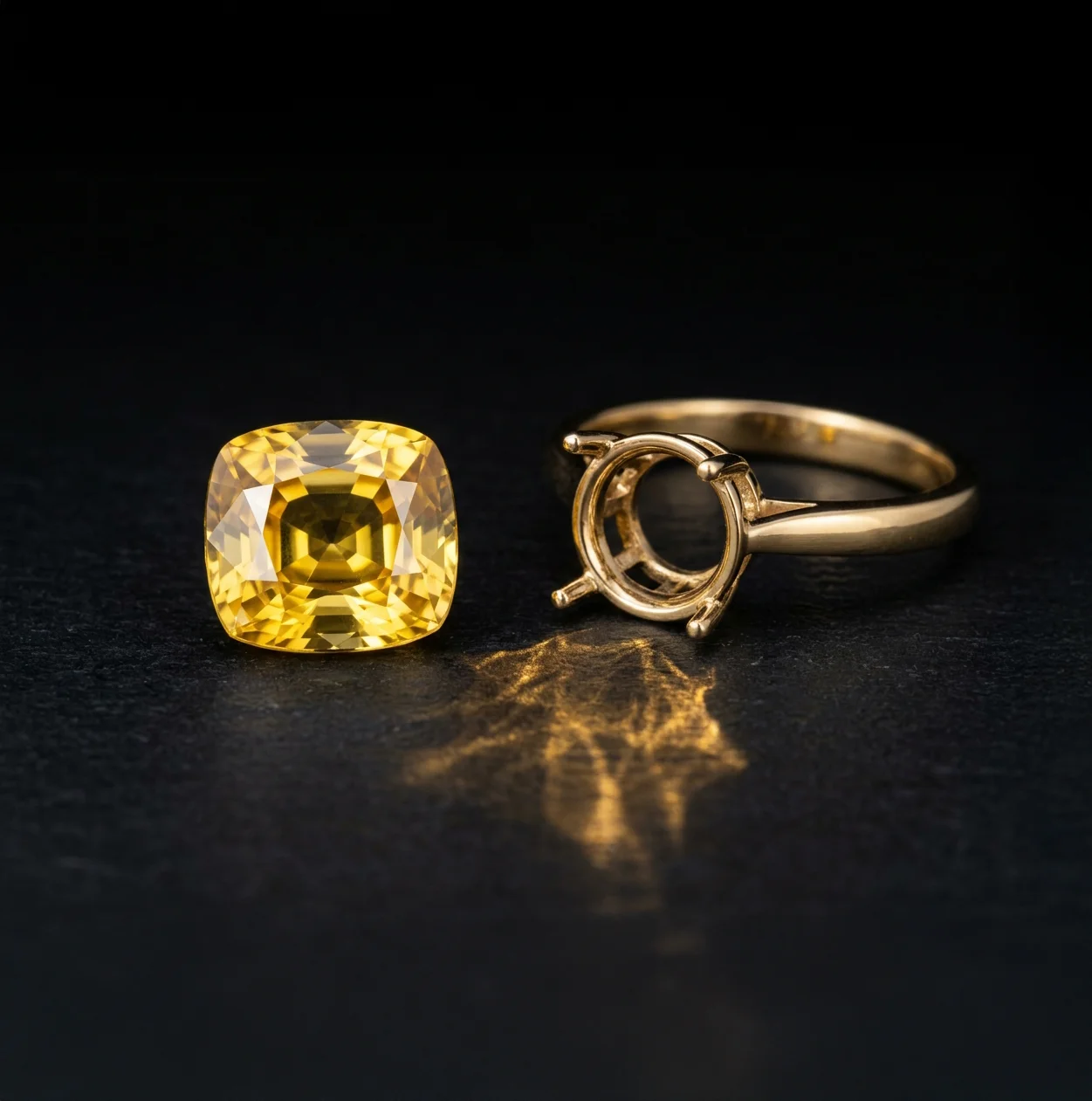 A bright Ceylon pukhraj